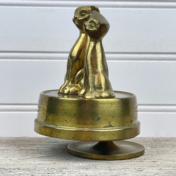 Vintage Siamese Cats Brass Music Box | It’s a Small World - Picture 6 of 10